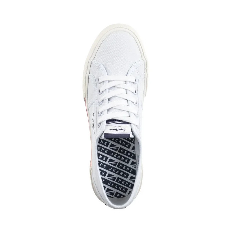Pepe Jeans Brady Basic W White PLS31287 800 (PE9-b) sportiniai bateliai