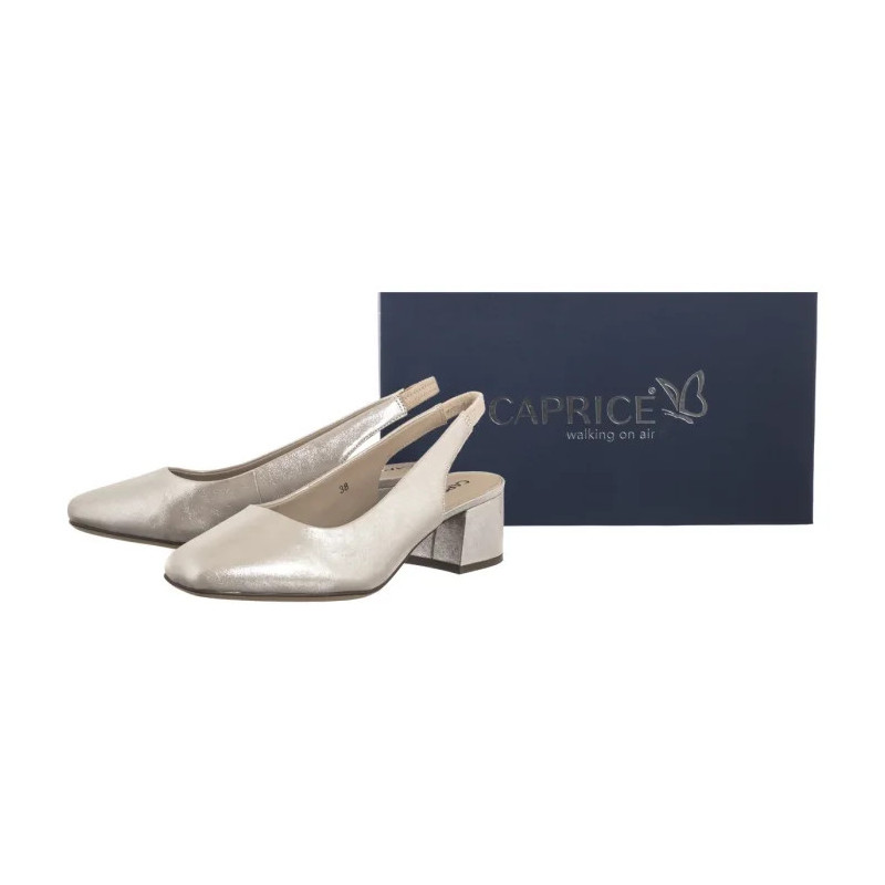 Caprice Srebrne 9-29500-42 341 Taupe Metallic (CP433-a) bateliai