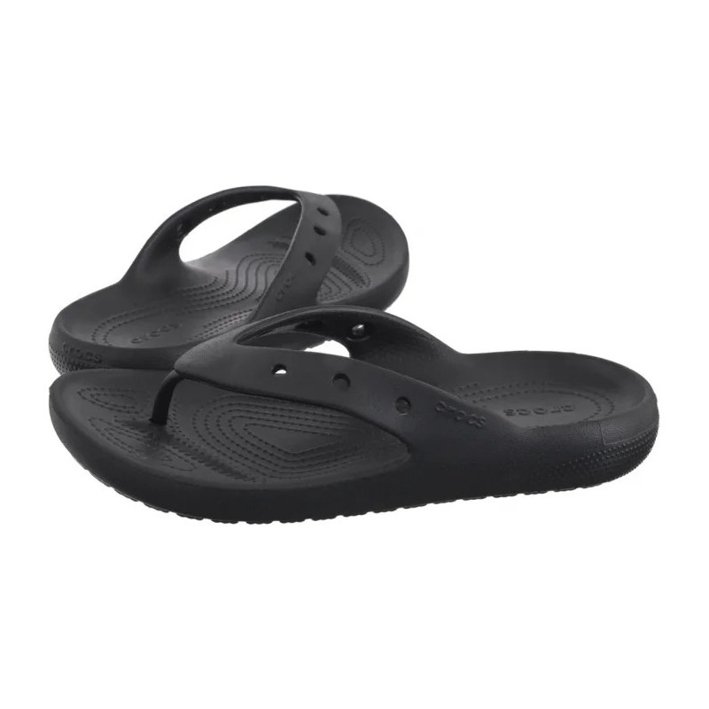 Crocs Classic Flip v2 Black 209402-001 (CR340-b) šlepetės