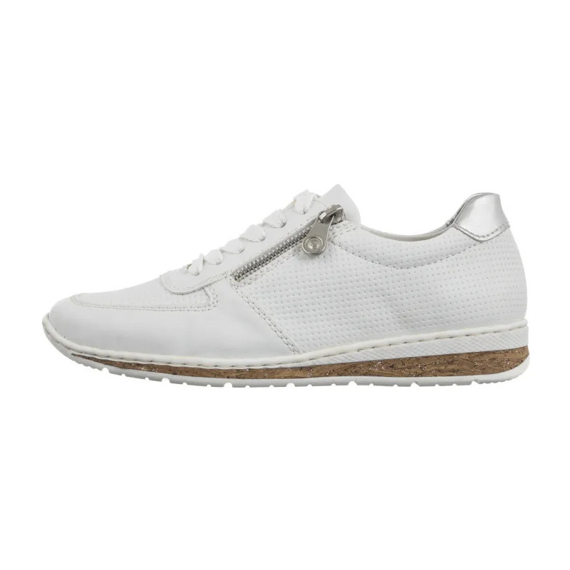 Rieker Białe N5127-80 White (RI227-a) batai