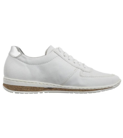 Rieker Białe N5127-80 White (RI227-a) batai