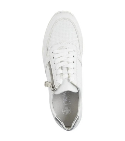 Rieker Białe N5127-80 White (RI227-a) batai