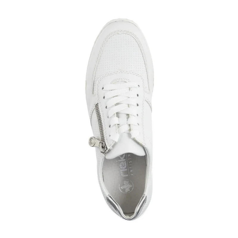 Rieker Białe N5127-80 White (RI227-a) batai