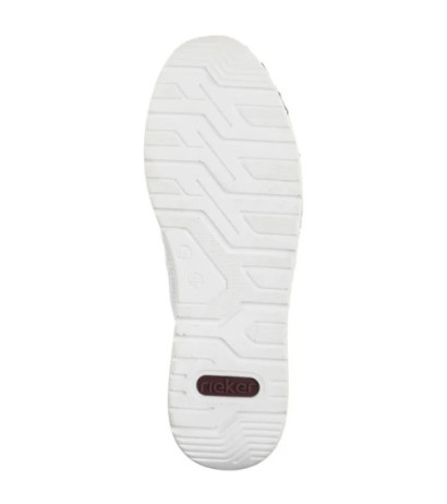 Rieker Białe N5127-80 White (RI227-a) batai