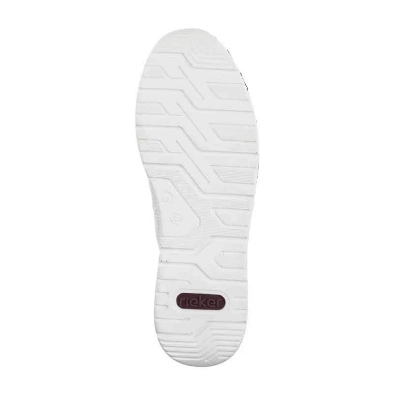 Rieker Białe N5127-80 White (RI227-a) batai