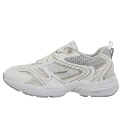 Calvin Klein Retro Tennis Mesh Ml Bright White/Silver YW0YW01807 0LI (CK610-b) sportiniai bateliai