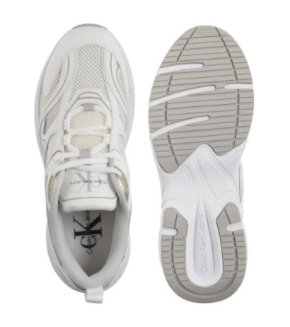 Calvin Klein Retro Tennis Mesh Ml Bright White/Silver YW0YW01807 0LI (CK610-b) sportiniai bateliai