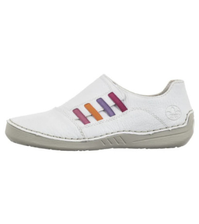 Rieker Białe 52560-80 White (RI228-a) batai
