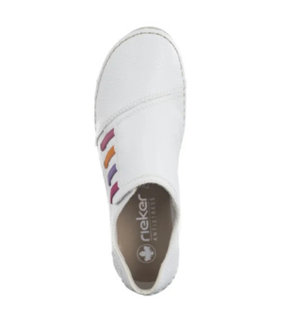 Rieker Białe 52560-80 White (RI228-a) batai