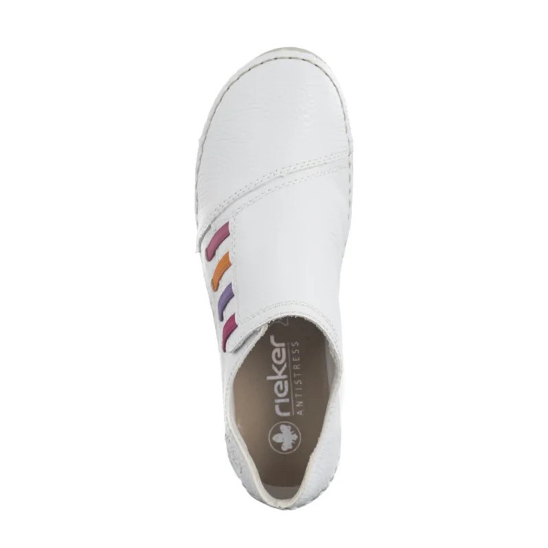 Rieker Białe 52560-80 White (RI228-a) batai