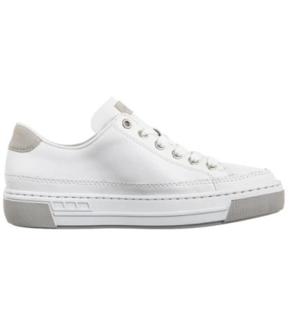 Rieker Białe L8847-80 White  (RI231-a) batai