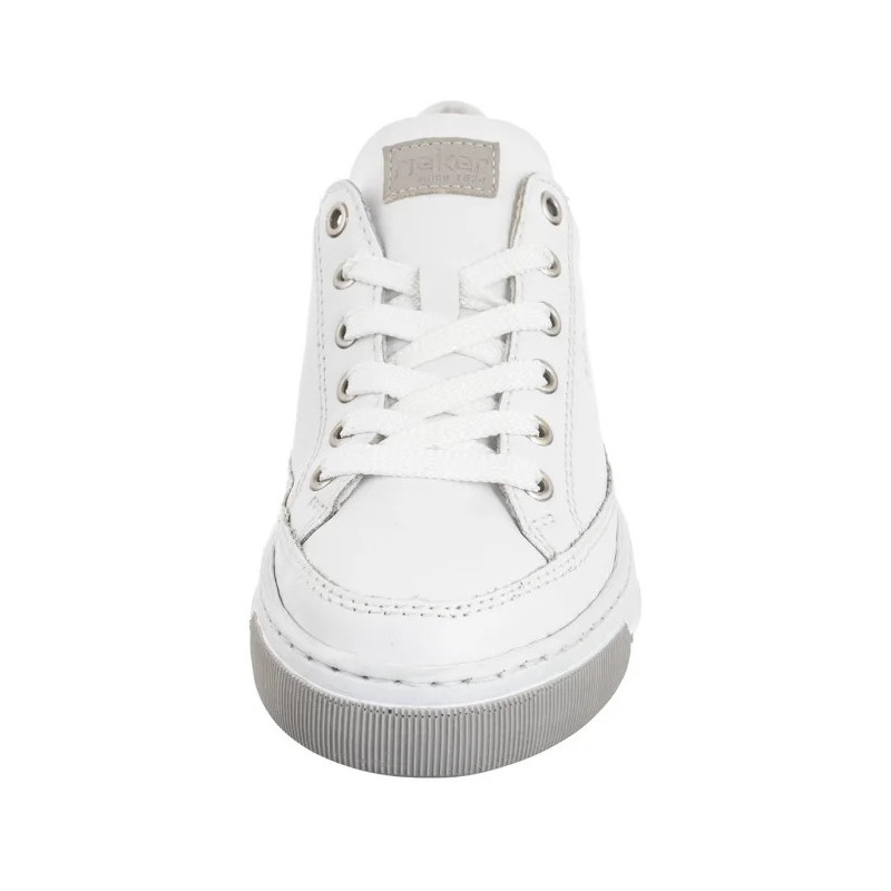 Rieker Białe L8847-80 White  (RI231-a) batai