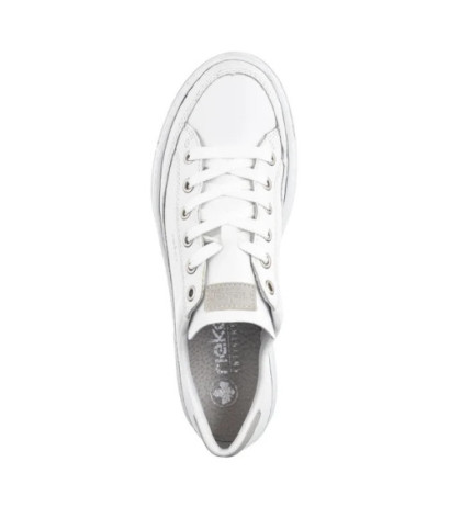 Rieker Białe L8847-80 White  (RI231-a) batai