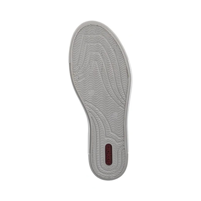 Rieker Białe L8847-80 White  (RI231-a) batai