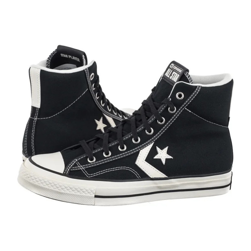 Converse Star Player 76 Hi Black/Vintage White A10516C (CO742-a) bateliai