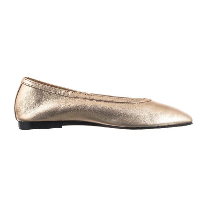 Tommy Hilfiger Soft Metal Lthr Ballerina No Bow Gold FW0FW08601 0HS (TH1278-a) bateliai