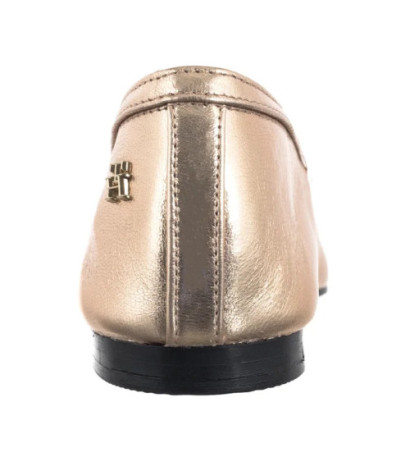 Tommy Hilfiger Soft Metal Lthr Ballerina No Bow Gold FW0FW08601 0HS (TH1278-a) bateliai