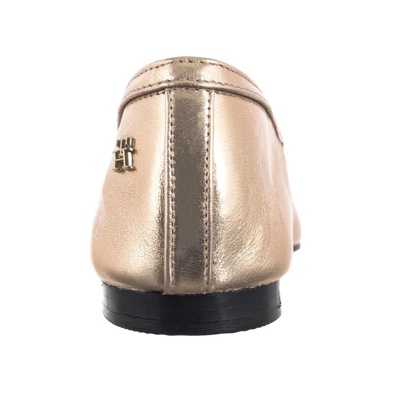 Tommy Hilfiger Soft Metal Lthr Ballerina No Bow Gold FW0FW08601 0HS (TH1278-a) bateliai
