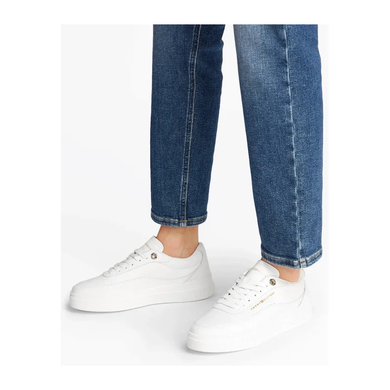 Tommy Hilfiger Modern Court Sneaker Lthr White FW0FW08800 YBS (TH1279-a) sportiniai bateliai