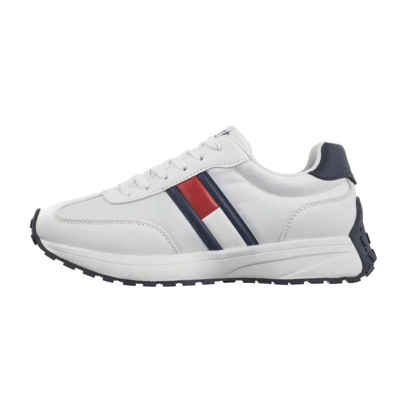 Tommy Hilfiger Flag Low Cut Lace-Up Sneaker White/Blue T3X9-33877-1695X336 (TH1287-a) sportiniai bateliai