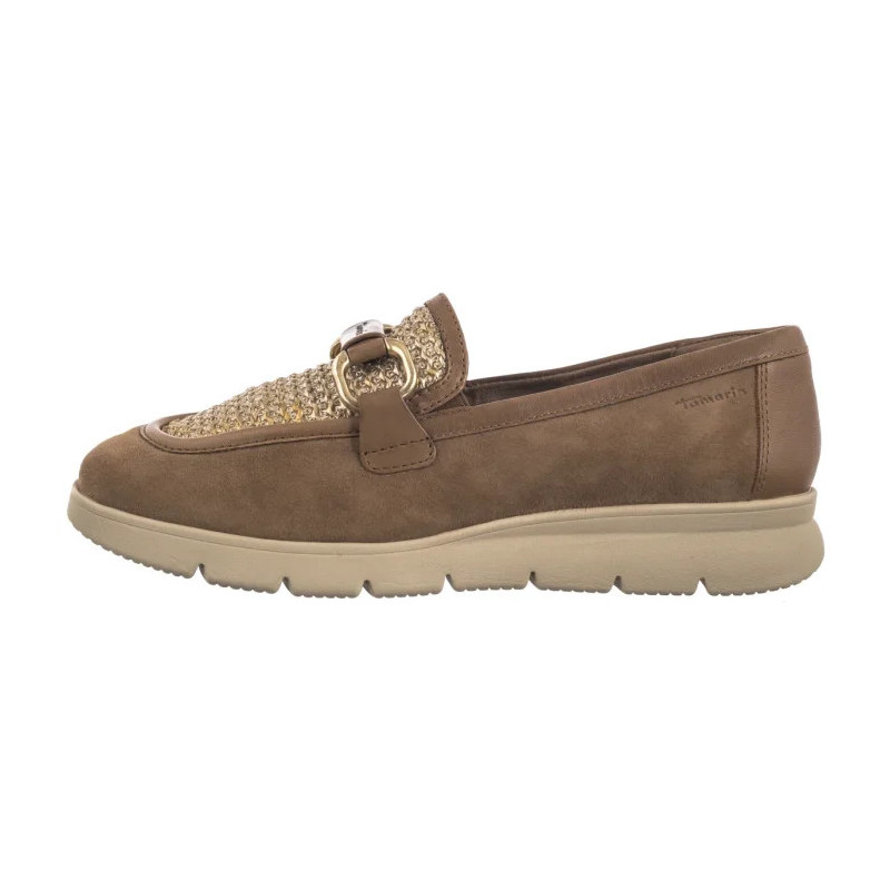Tamaris Brązowe 1-24628-44 392 Cognac Comb (TM519-a) bateliai