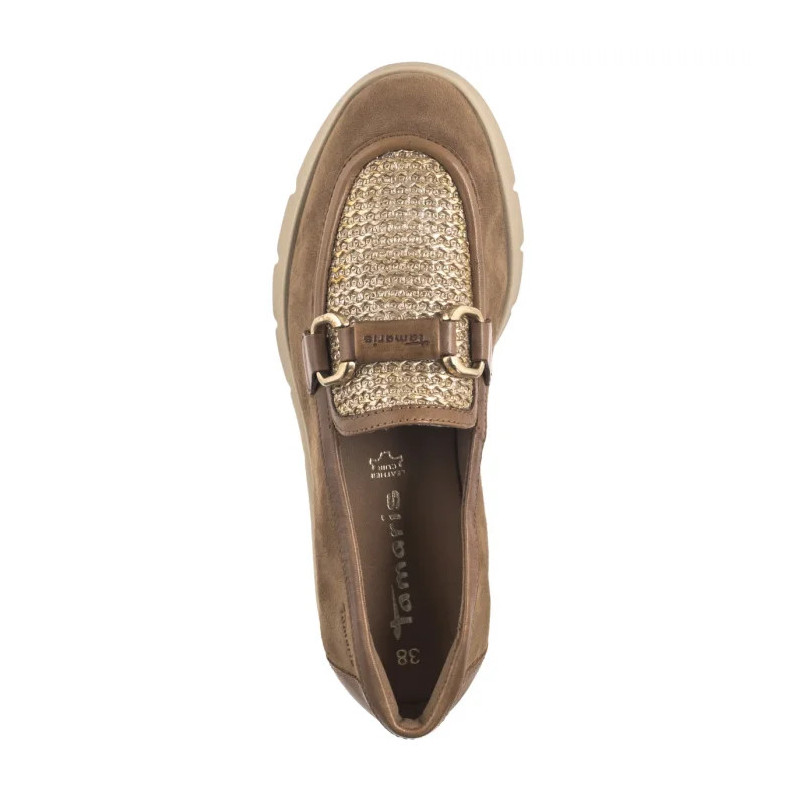 Tamaris Brązowe 1-24628-44 392 Cognac Comb (TM519-a) bateliai