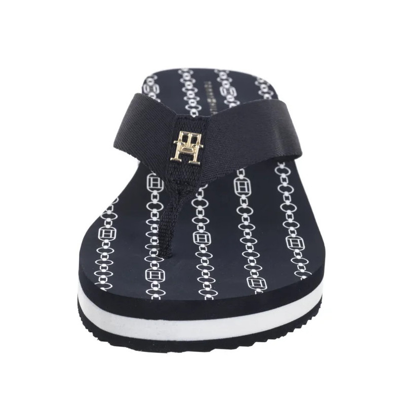 Tommy Hilfiger Im TH Chainprint Midwedge Sandal Space Blue FW0FW08527 DW6 (TH1294-a) šlepetės
