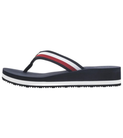Tommy Hilfiger TH Corp Mid Wedge Beach Sandal Space Blue FW0FW08517 DW6 (TH1295-a) šlepetės