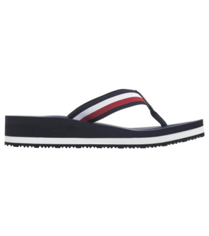 Tommy Hilfiger TH Corp Mid Wedge Beach Sandal Space Blue FW0FW08517 DW6 (TH1295-a) šlepetės
