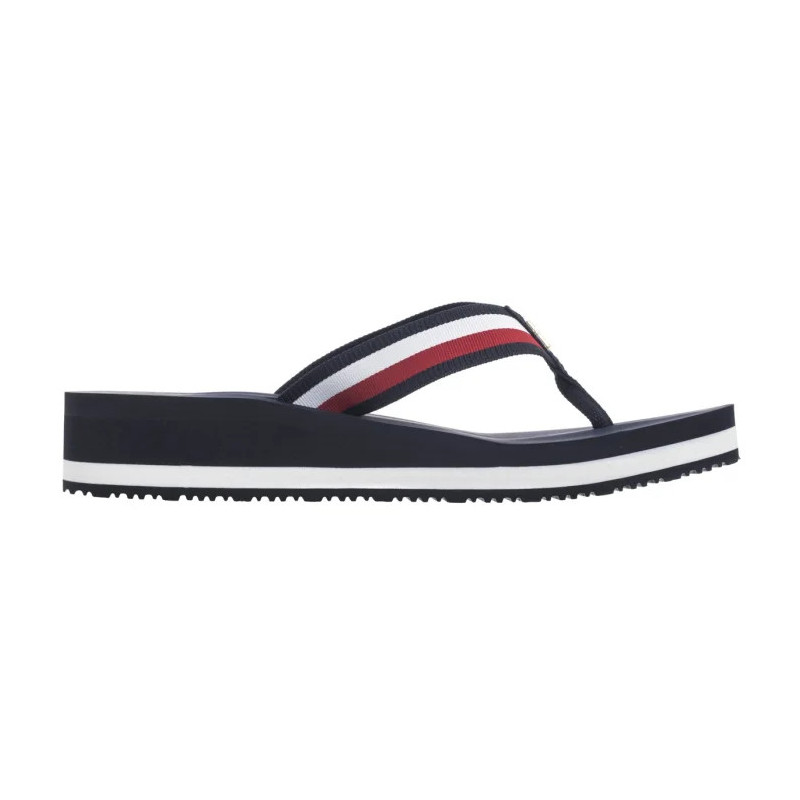 Tommy Hilfiger TH Corp Mid Wedge Beach Sandal Space Blue FW0FW08517 DW6 (TH1295-a) šlepetės