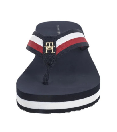 Tommy Hilfiger TH Corp Mid Wedge Beach Sandal Space Blue FW0FW08517 DW6 (TH1295-a) šlepetės