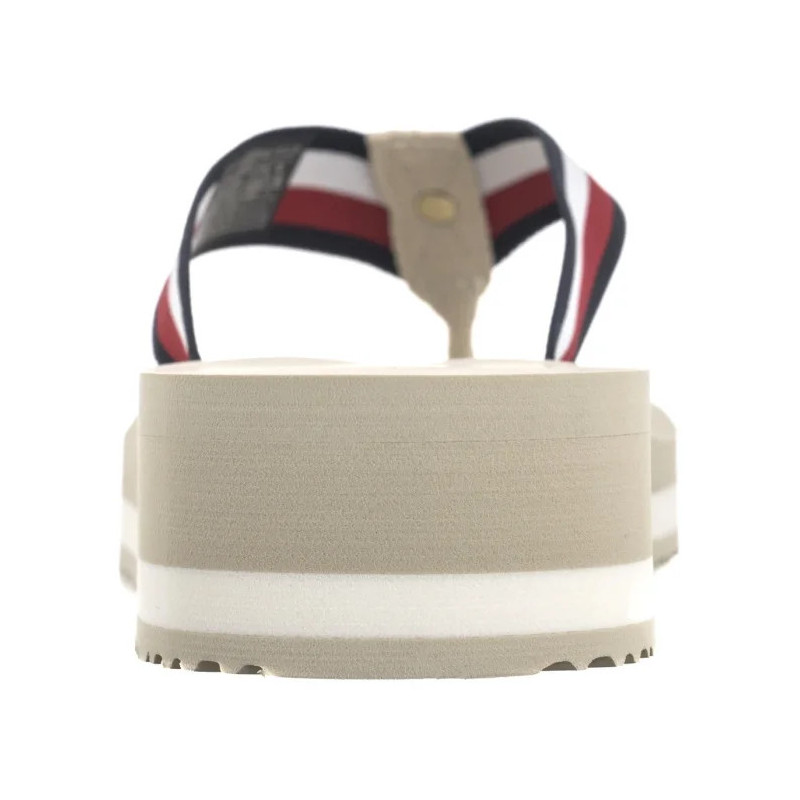 Tommy Hilfiger TH Corp Mid Wedge Beach Sandal Muslin FW0FW08517 ACJ (TH1295-b) šlepetės