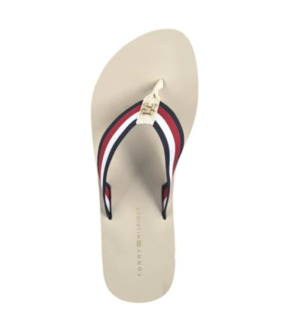 Tommy Hilfiger TH Corp Mid Wedge Beach Sandal Muslin FW0FW08517 ACJ (TH1295-b) šlepetės