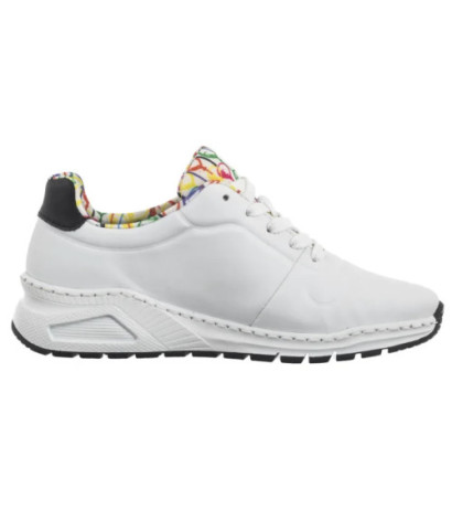 Rieker Białe M4903-80 White (RI232-a) sportiniai bateliai