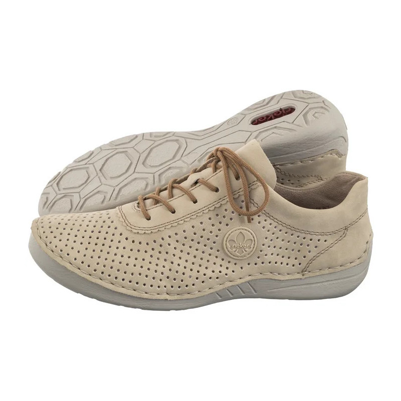 Rieker Beżowe 52546-60 Beige (RI233-a) batai
