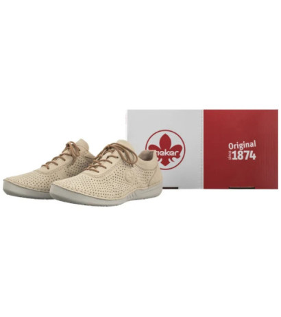 Rieker Beżowe 52546-60 Beige (RI233-a) batai