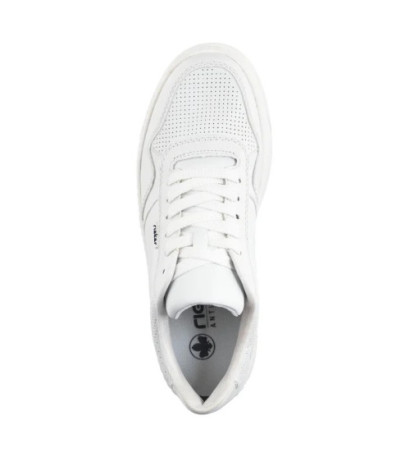 Rieker Białe M7811-80 White  (RI234-a) bateliai