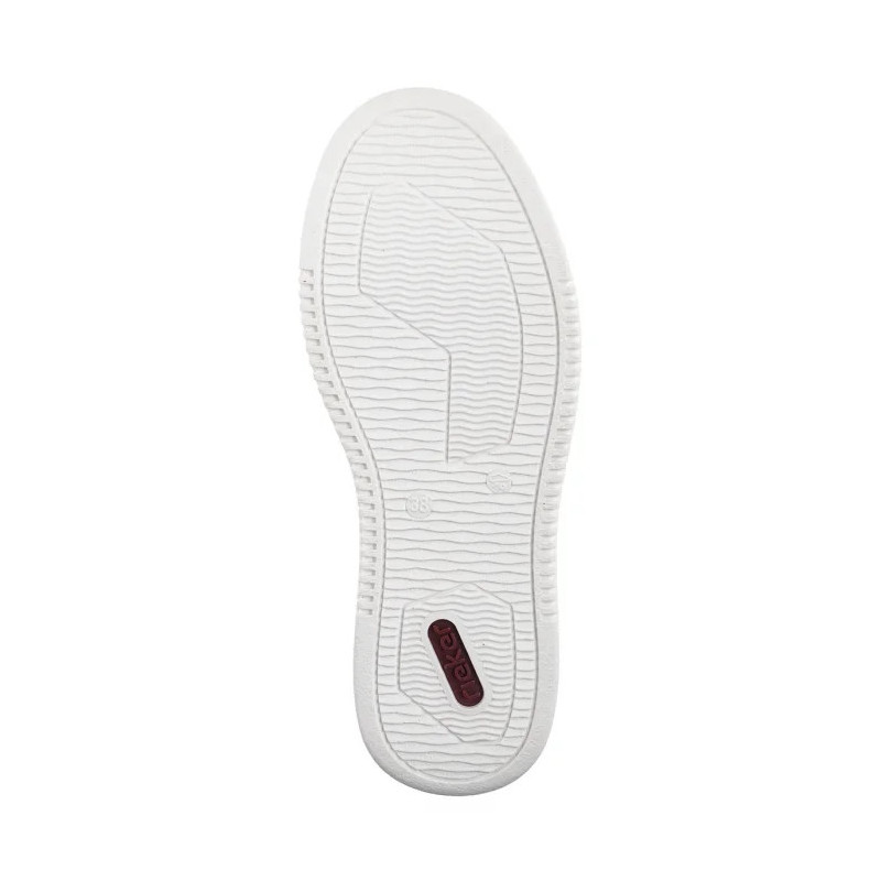 Rieker Białe M7811-80 White  (RI234-a) bateliai