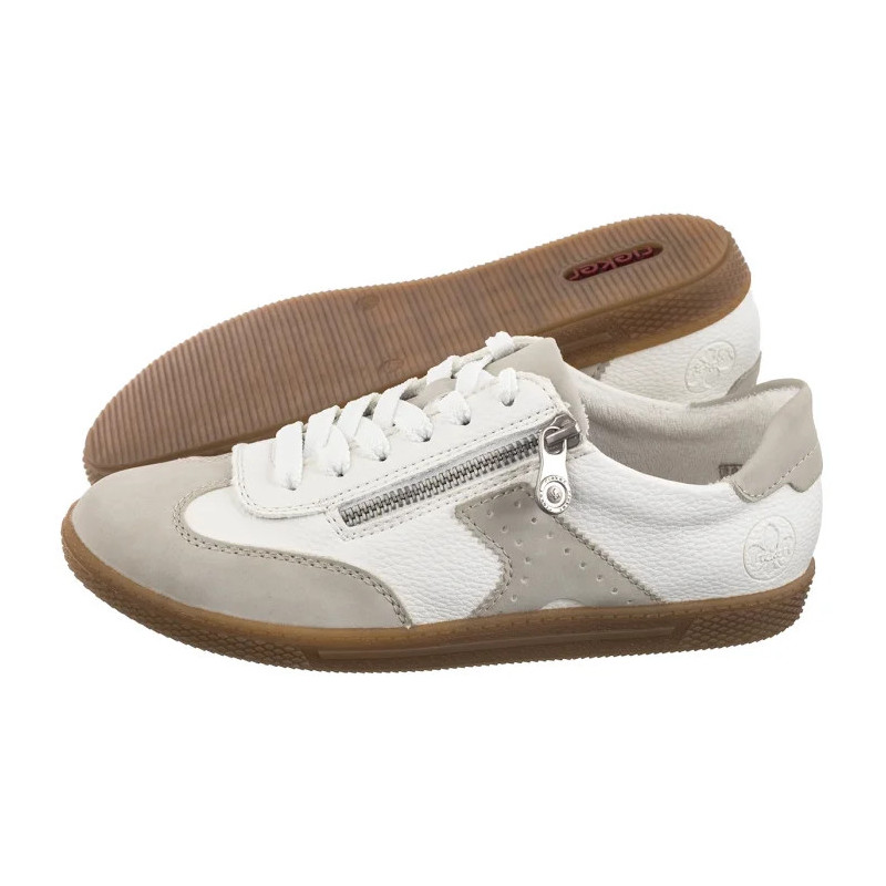 Rieker Białe L9700-80 White Combination (RI235-a) batai