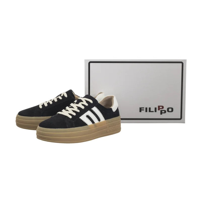 Filippo Czarne DP6744/25 BK (FO143-b) bateliai
