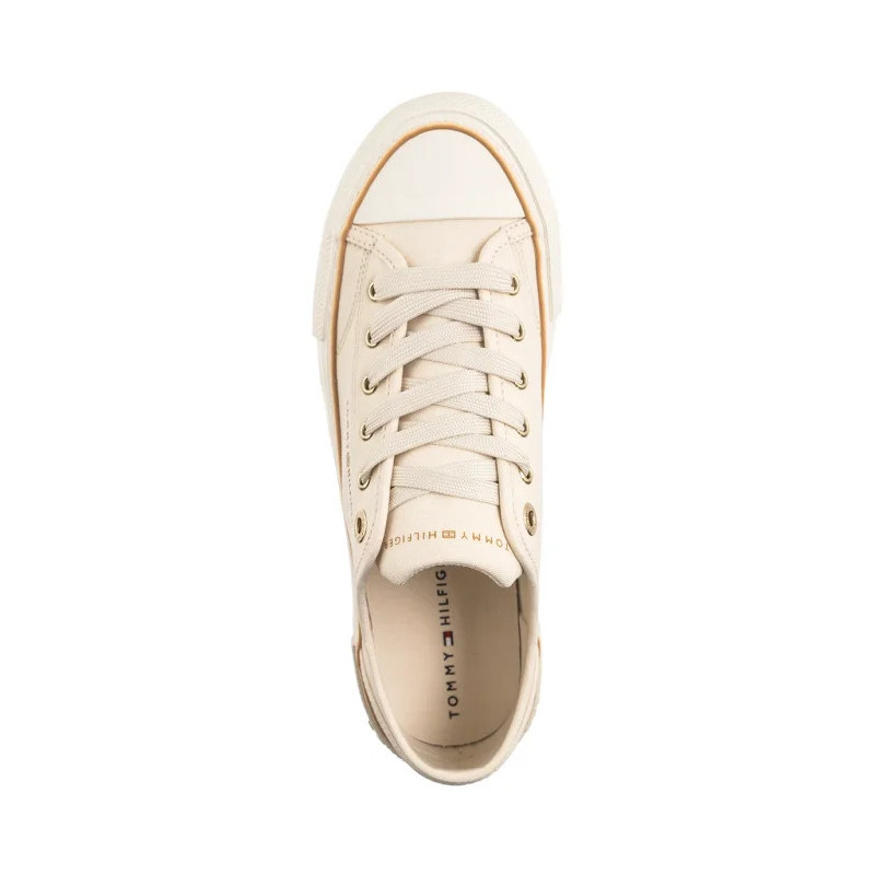 Tommy Hilfiger Low Cut Lace-Up Sneaker Off White T3A9-33733-0890530 (TH1302-a) bateliai