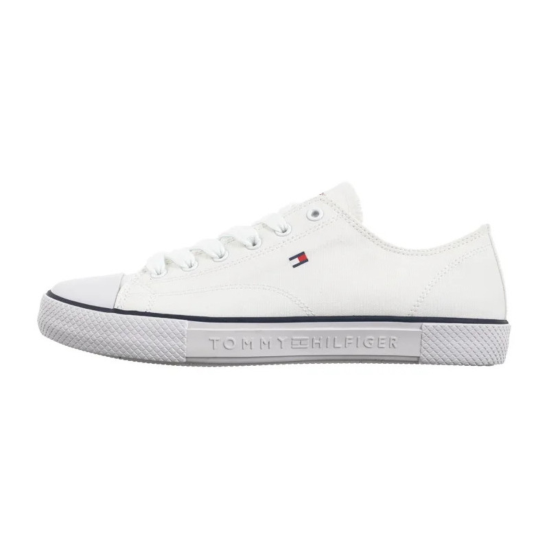 Tommy Hilfiger Low Cut Lace-Up Sneaker White T3X9-33846-0890100 (TH1305-a) bateliai