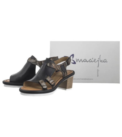 Maciejka Czarno-Rude 06831-01/00-1 (MA1314-a) sandalai
