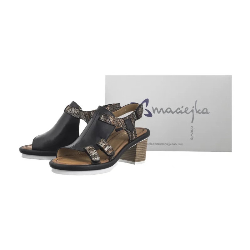 Maciejka Czarno-Rude 06831-01/00-1 (MA1314-a) sandalai