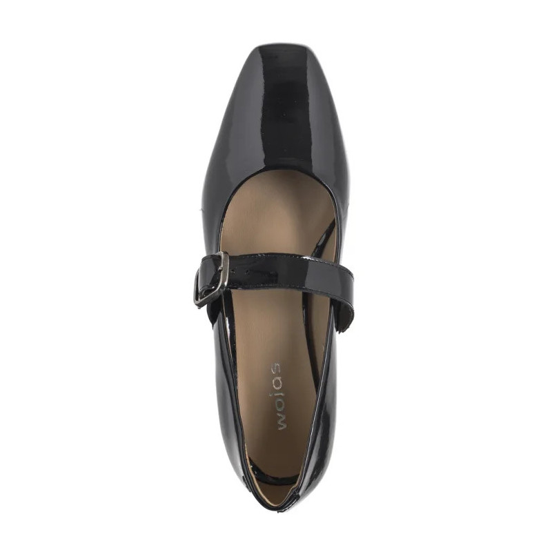 Wojas Czarne Lakierowane 35155-31 (WO256-a) bateliai