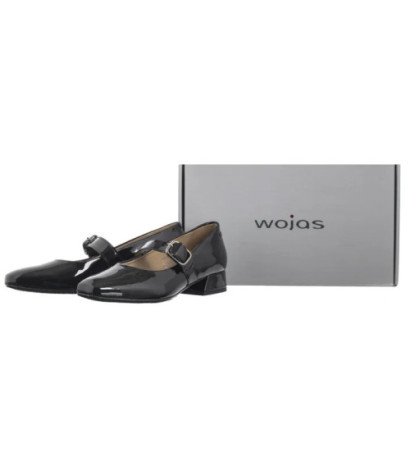 Wojas Czarne Lakierowane 35155-31 (WO256-a) bateliai