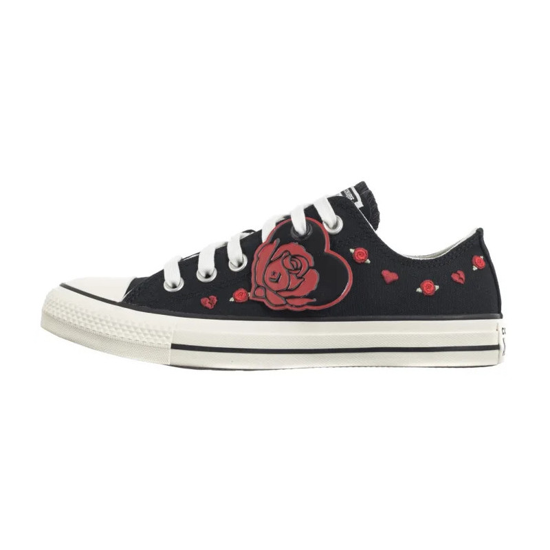 Converse CTAS Ox Black/Red/Egret A13651C (CO748-a) bateliai