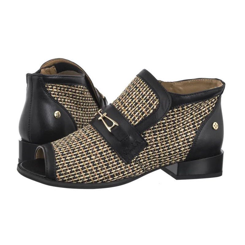 Maciejka Czarne+Beż 06934-39/00-1  (MA1312-b) batai