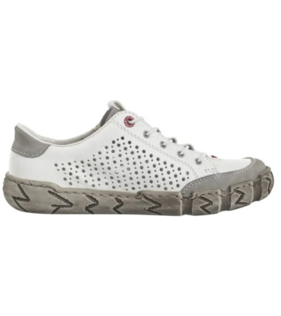 Rieker Białe L0355-80 White (RI239-a) batai