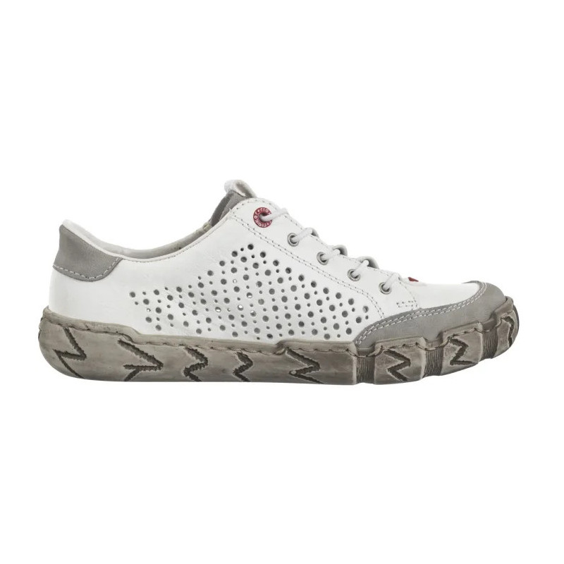 Rieker Białe L0355-80 White (RI239-a) batai